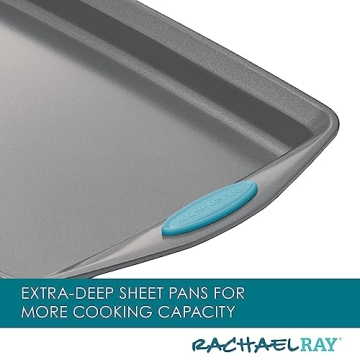 Rachael Ray Nonstick Cookie Pan Set for Easy Baking