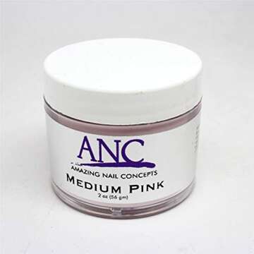 ANC Dip Powder Amazing Nail Concepts Medium Pink MP02 2 oz