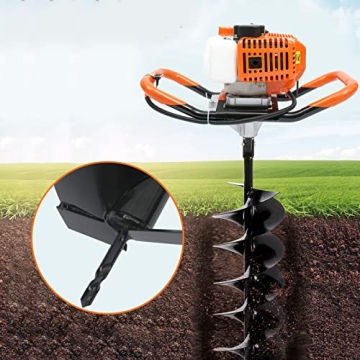 DYRABREST Gas Powered Earth Auger - Versatile Fence Drill