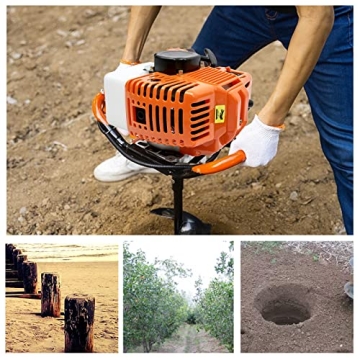 DYRABREST Gas Powered Earth Auger - Versatile Fence Drill