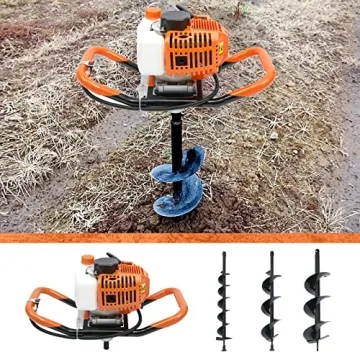 DYRABREST Gas Powered Earth Auger - Versatile Fence Drill