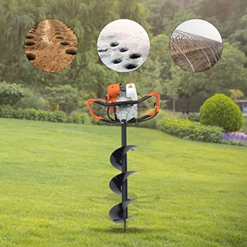 DYRABREST Gas Powered Earth Auger - Versatile Fence Drill