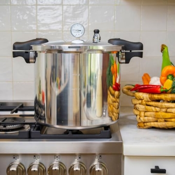 Barton 22-Quart Pressure Canner with Built-in Gauge