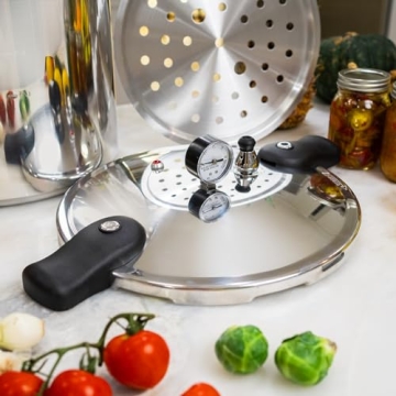 Barton 22-Quart Pressure Canner with Built-in Gauge