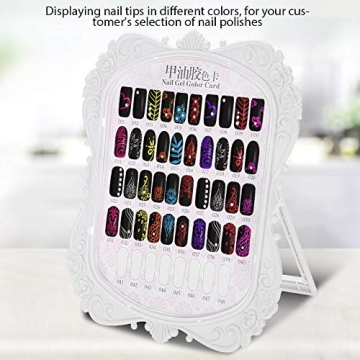 Elegant Nail Art Display Stand for 48 Colors Showcase