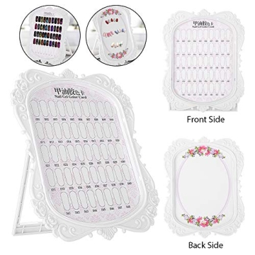 Elegant Nail Art Display Stand for 48 Colors Showcase