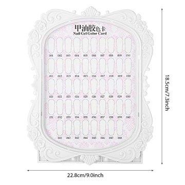 Elegant Nail Art Display Stand for 48 Colors Showcase