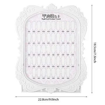 Elegant Nail Art Display Stand for 48 Colors Showcase