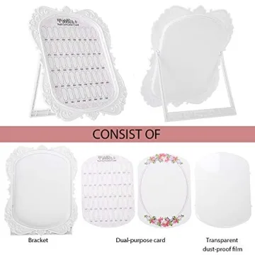 Elegant Nail Art Display Stand for 48 Colors Showcase