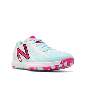 New Balance Women’s FuelCell 996 V4 Tennis Shoes in White/Pink Glo