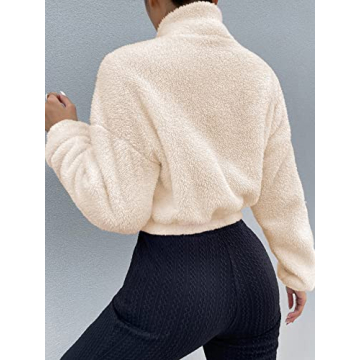 Cozy Faux Fur Sherpa Jacket for Women - Stylish Warmth