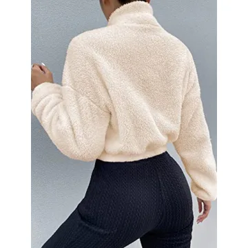 Cozy Faux Fur Sherpa Jacket for Women - Stylish Warmth