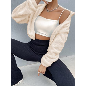 Cozy Faux Fur Sherpa Jacket for Women - Stylish Warmth