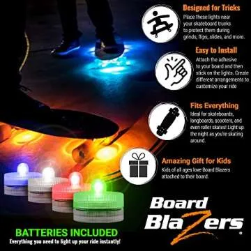 Board Blazers LED Lights for Skateboards, Longboards & Scooters