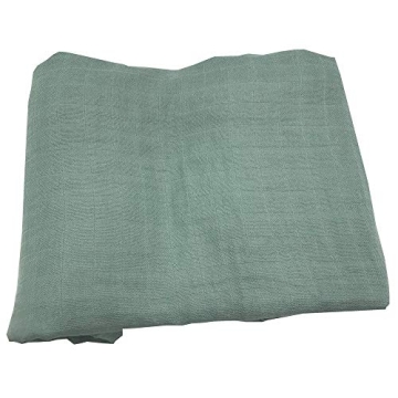 HGHG 5 pcs Soft Organic Cotton Muslin Swaddle Blankets Premium Receiving Blanket for Boys & Girls 47" x 47" Solid Color (New Surprise)