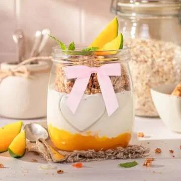 Satin Ribbon Pink Bow Decor 2.5" Premade Pink Twist Tie Bows for Gift Wrapping Pink Bow for Treat Bags Party Favors Wedding Decorations - 50 Counts