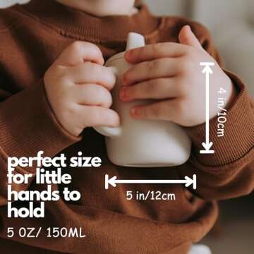 KIDSco Silicone Sippy Cup - Unbreakable & Eco-Friendly Training Cup for Toddlers