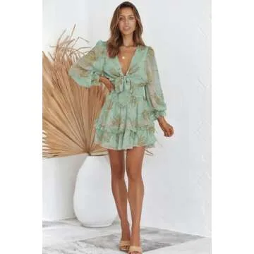 AlvaQ Floral Print Dress Women – Chic Summer Style