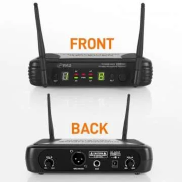 Pyle Wireless Microphone System - Perfect for Karaoke, DJ Events