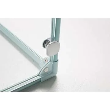 Clearly Loved Pets Lucidium Dog Pen, Small 24 in. x 48 in, Blue, 27 in. Height, Pet Play Pen, X Pen, Dog Crate for The Modern Dog