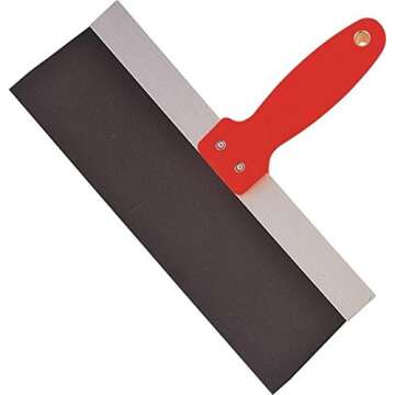 Edward Tools Blue Steel Taping Knife 12" - Pro Tapered Blade for Tight Corner Use
