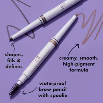 e.l.f. Waterproof Brow Pencil - Perfect for All-Day Use