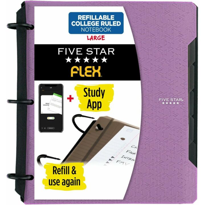 Five Star 6-Pack Spiral Notebooks - College Ruled