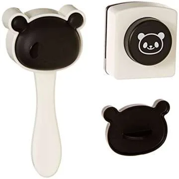 kilofly Bento Rice Ball Mold with Seaweed Nori Punch, Panda + Sushi Shaper Kit