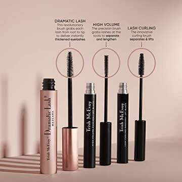 Trish McEvoy High Volume Mascara, Black, 0.18 oz / 5 g