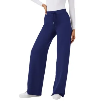 XIEERDUO Beach Outfits For Women Winter 2 Piece Lounge Sets 2024 Oversized Sweatsuit Tracksuit Navy Blue L