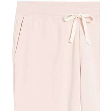 Amazon Essentials Women's Fleece Jogger Sweatpant - Discontinued Colors, Light Pink, Large