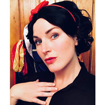 Short Black Curly Wig for Cosplay and Halloween Costumes