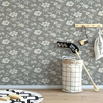 KAMTAIVOY Floral Peel and Stick Wallpaper for Home Decor