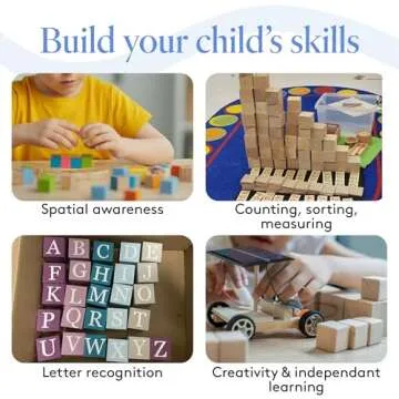 DIY Wood Cubes 1-1/2-inch, Pack of 36 Small Wooden Baby Blocks for Baby Shower, Wooden Blocks for Crafts, STEM, Building, and Blank Wooden Dice, by Woodpeckers