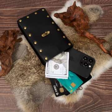 KOTORA Pirate Costume Set With Scarf and Pouch For Festivals