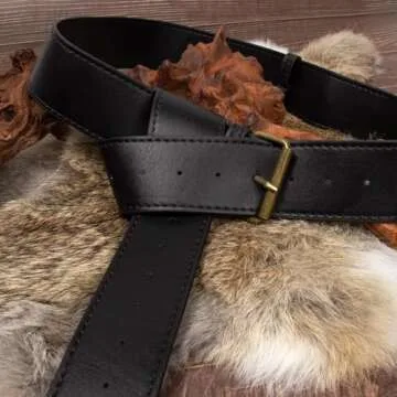 KOTORA Pirate Costume Set With Scarf and Pouch For Festivals