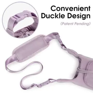 Ceneda Insulated Water Bottle Carrier with Phone Pocket