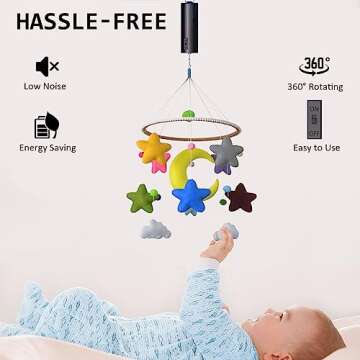 Aoedelyart Disco Ball Motor Hanging Display Motor Rotating Motor Multi-Purposes for Mirror Ball Wind Spinner,Wind Chime,Garden Decor,Hanging Ornament Outdoor Sculpture,20 RPM Medium Speed(Black)