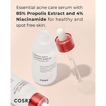 COSRX AC Collection Blemish Spot Clearing Serum, 40ml | Acne Care Serum with Centella and Niacinamid...
