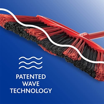 O-Cedar One Sweep Broom with Step-On Dustpan for Efficient Cleaning