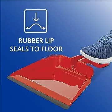 O-Cedar One Sweep Broom with Step-On Dustpan for Efficient Cleaning