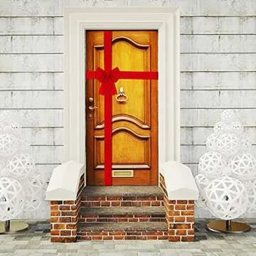 WILLBOND Christmas Ribbon Bow for Festive Decor