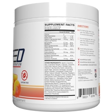 Caffeine Free EHP Labs OxyShred Non-Stimulant Pre-Workout 60 Servings