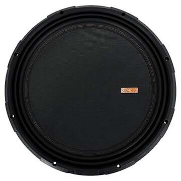 Memphis Audio MOJO1512 15" Component Subwoofer - Unmatched Sound Performance