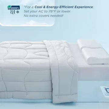 Bedsure Breescape Cooling Comforter King for Hot Sleepers