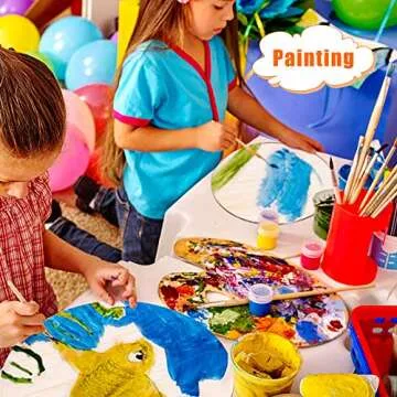 Audab 14 Inch Wood Circles - Ideal for Crafts & Decor