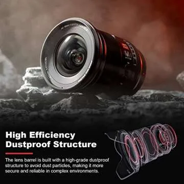 VILTROX 16mm f1.8 F1.8 Autofocus Prime Lens for Sony E Mount Lens,FE Large Aperture Wide-Angle Lens with Built-in LCD Screen Compatible for Sony a7 a7C a7III a7RIII a7RIV a7RV a9 a6100