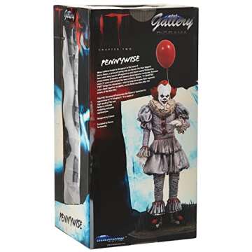 DIAMOND SELECT TOYS It Chapter Two: Pennywise Gallery PVC Figure, 10 inches