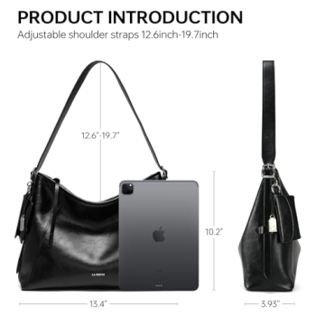 Stylish Leather Shoulder Purse: Trendy Crossbody Bag for Women