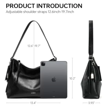 Stylish Leather Shoulder Purse: Trendy Crossbody Bag for Women